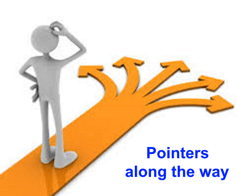 Pointers along the way