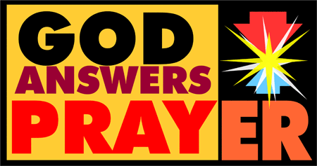 God answers prayer